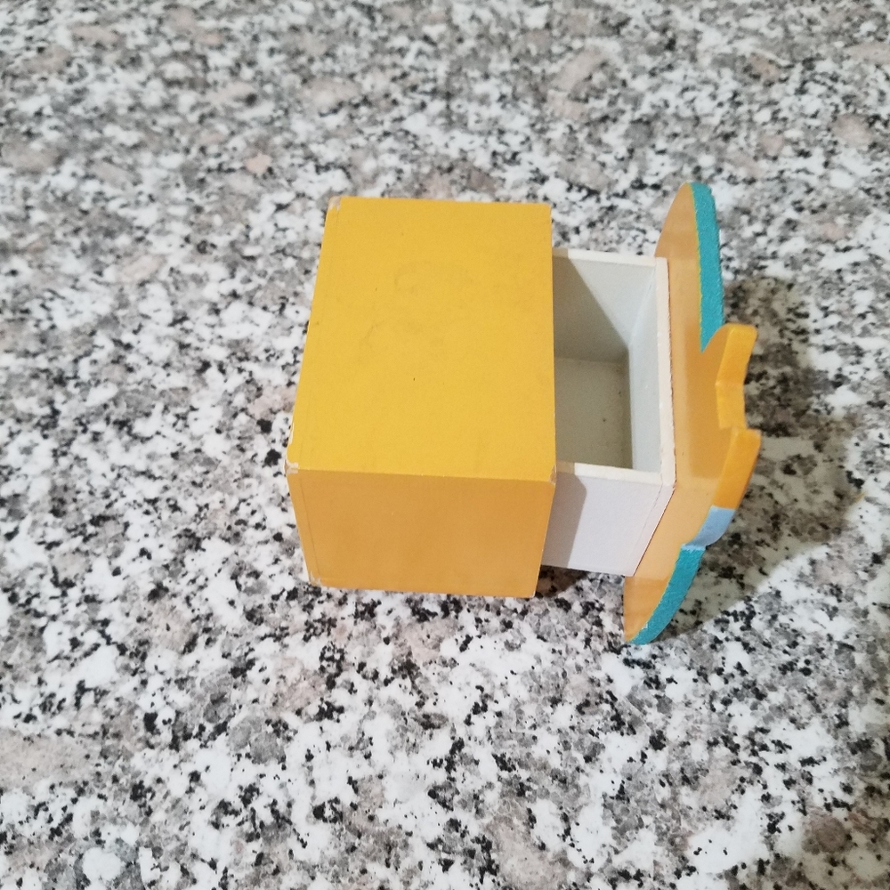 Handpainted Cat Storage Box Draw - Picture 4 of 7